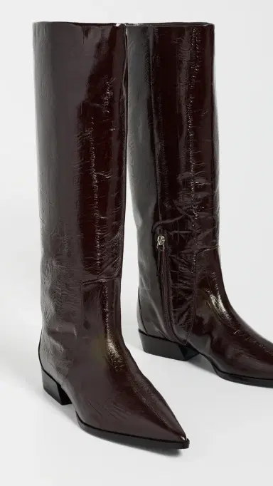 Black Suede Studio Aero 25 Boots Brown Eel Printed Leather | Thumbnail 5 Black Suede Studio Aero 25 Boots Brown Eel Printed Leather | Thumbnail 5