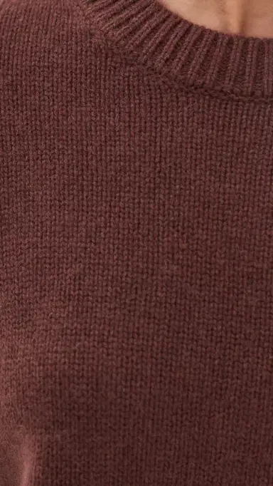 Sablyn Noa hrunken Cashmere Crew Sweater Cinnabar | Thumbnail 6 Sablyn Noa hrunken Cashmere Crew Sweater Cinnabar | Thumbnail 6