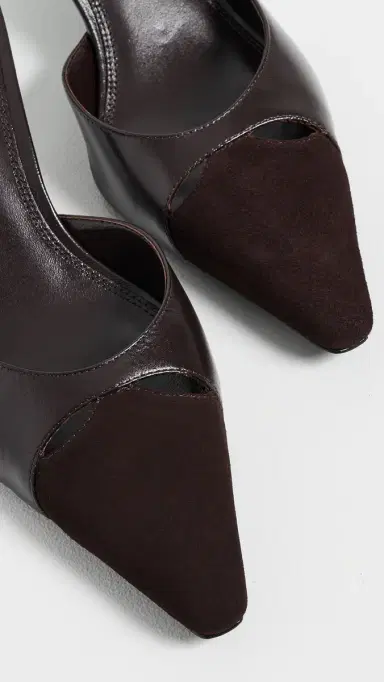 Black Suede Studio Rue 50 Heels Hot Fudge Leather/Suede | Thumbnail 6 Black Suede Studio Rue 50 Heels Hot Fudge Leather/Suede | Thumbnail 6