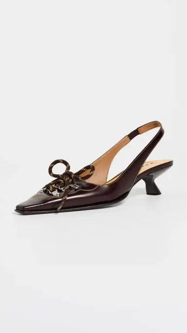 Marni Pump Shoes Brown/Yellow | Thumbnail 2 Marni Pump Shoes Brown/Yellow | Thumbnail 2