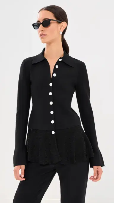 Proenza Schouler Martina Jacket Black | Thumbnail 2 Proenza Schouler Martina Jacket Black | Thumbnail 2