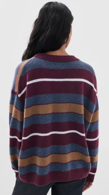 Staud Serrano Cashmere Relaxed Crew Sweater | Thumbnail 3 Staud Serrano Cashmere Relaxed Crew Sweater | Thumbnail 3