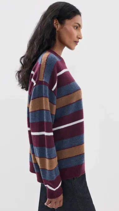 Staud Serrano Cashmere Relaxed Crew Sweater | Thumbnail 4 Staud Serrano Cashmere Relaxed Crew Sweater | Thumbnail 4