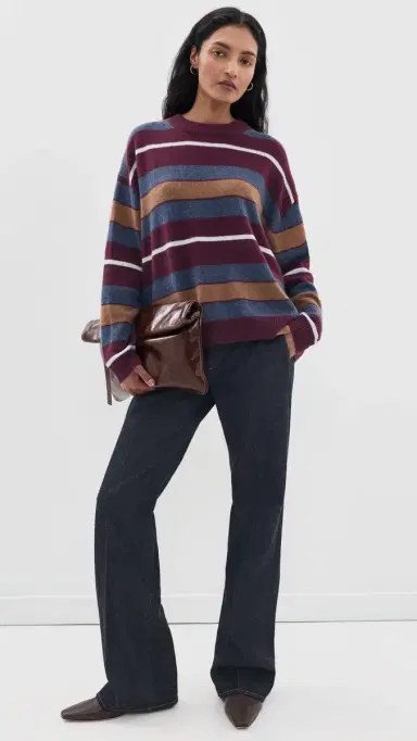 Staud Serrano Cashmere Relaxed Crew Sweater | Thumbnail 5 Staud Serrano Cashmere Relaxed Crew Sweater | Thumbnail 5