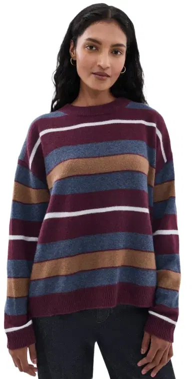 Staud Serrano Cashmere Relaxed Crew Sweater | Thumbnail 1 Staud Serrano Cashmere Relaxed Crew Sweater | Thumbnail 1