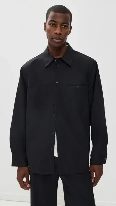 Helmut Lang Tailored Gabardine Shirt Jacket | Thumbnail 2 Helmut Lang Tailored Gabardine Shirt Jacket | Thumbnail 2