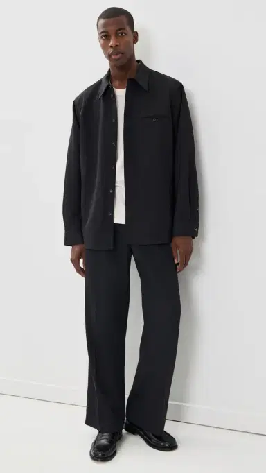 Helmut Lang Tailored Gabardine Shirt Jacket | Thumbnail 5 Helmut Lang Tailored Gabardine Shirt Jacket | Thumbnail 5
