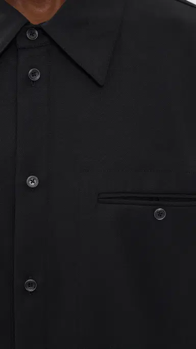 Helmut Lang Tailored Gabardine Shirt Jacket | Thumbnail 6 Helmut Lang Tailored Gabardine Shirt Jacket | Thumbnail 6
