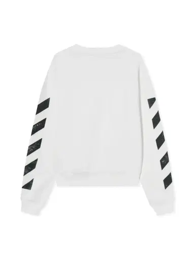 Off-White L/AB Diagonal Crewneck Sweatshirt | Thumbnail 2 Off-White L/AB Diagonal Crewneck Sweatshirt | Thumbnail 2