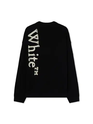 Off-White Vertical Bookish Crewneck Sweater | Thumbnail 2 Off-White Vertical Bookish Crewneck Sweater | Thumbnail 2