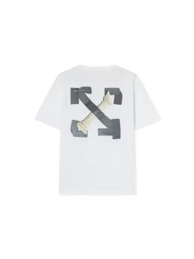 Off-White Arrow Tape Short Sleeve T-Shirt | Thumbnail 1 Off-White Arrow Tape Short Sleeve T-Shirt | Thumbnail 1