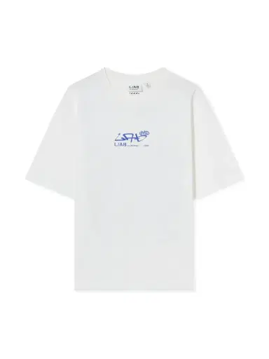 Off-White L/AB Graffiti Diagonal T-shirt | Thumbnail 1 Off-White L/AB Graffiti Diagonal T-shirt | Thumbnail 1