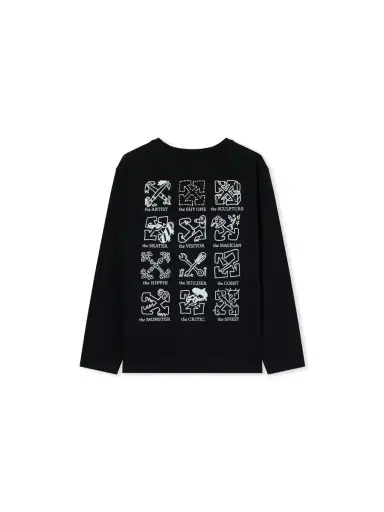 Off-White Multilogo Long Sleeve T-Shirt | Thumbnail 1 Off-White Multilogo Long Sleeve T-Shirt | Thumbnail 1