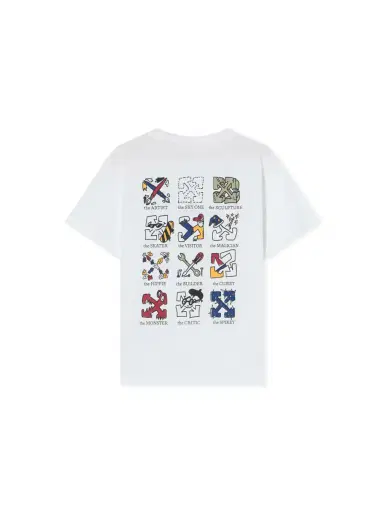 Off-White Multilogo Short Sleeve T-Shirt | Thumbnail 1 Off-White Multilogo Short Sleeve T-Shirt | Thumbnail 1