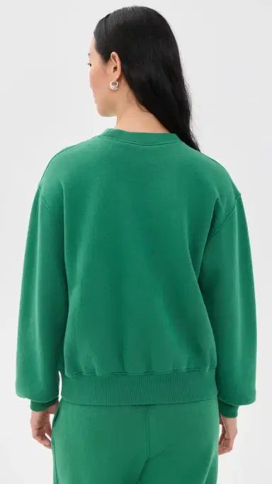 Polo Ralph Lauren Arctic Fleece Knit Crew Neck Sweatshirt Bush Green | Thumbnail 3 Polo Ralph Lauren Arctic Fleece Knit Crew Neck Sweatshirt Bush Green | Thumbnail 3