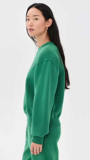 Polo Ralph Lauren Arctic Fleece Knit Crew Neck Sweatshirt Bush Green | Thumbnail 4 Polo Ralph Lauren Arctic Fleece Knit Crew Neck Sweatshirt Bush Green | Thumbnail 4