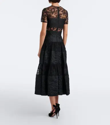 Elie Saab Lace midi dress | Thumbnail 6 Elie Saab Lace midi dress | Thumbnail 6
