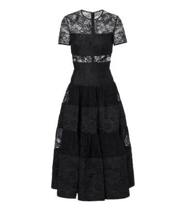 Elie Saab Lace midi dress | Thumbnail 1 Elie Saab Lace midi dress | Thumbnail 1