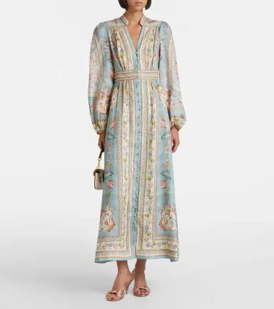 Zimmermann Roselight floral linen maxi dress | Thumbnail 4 Zimmermann Roselight floral linen maxi dress | Thumbnail 4
