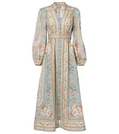 Zimmermann Roselight floral linen maxi dress | Thumbnail 1 Zimmermann Roselight floral linen maxi dress | Thumbnail 1