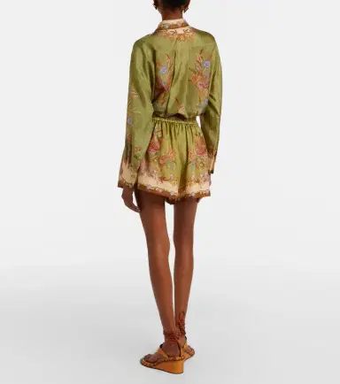 Zimmermann Indra printed silk shorts | Thumbnail 3 Zimmermann Indra printed silk shorts | Thumbnail 3