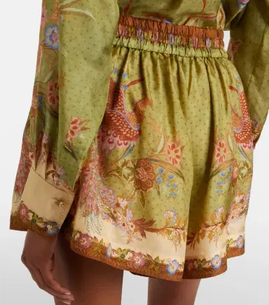 Zimmermann Indra printed silk shorts | Thumbnail 4 Zimmermann Indra printed silk shorts | Thumbnail 4
