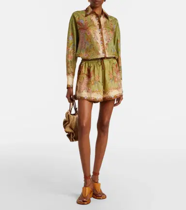 Zimmermann Indra printed silk shorts | Thumbnail 5 Zimmermann Indra printed silk shorts | Thumbnail 5