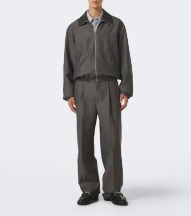 Bottega Veneta Pinstripe wool and mohair wide-leg pants | Thumbnail 2 Bottega Veneta Pinstripe wool and mohair wide-leg pants | Thumbnail 2