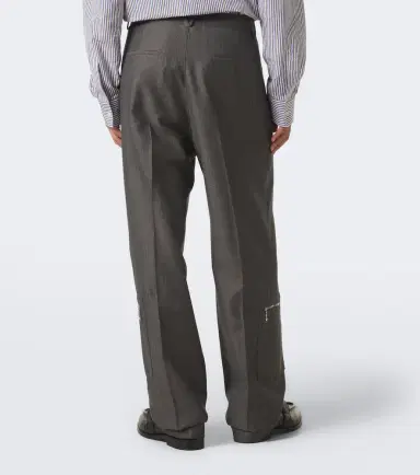 Bottega Veneta Pinstripe wool and mohair wide-leg pants | Thumbnail 5 Bottega Veneta Pinstripe wool and mohair wide-leg pants | Thumbnail 5