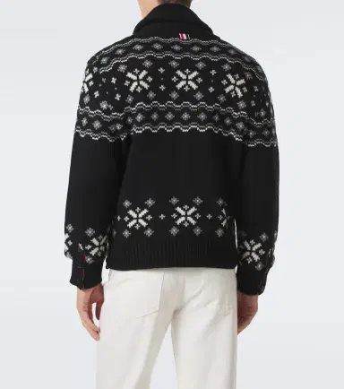 Thom Browne Fair Isle intarsia cashmere cardigan | Thumbnail 5 Thom Browne Fair Isle intarsia cashmere cardigan | Thumbnail 5