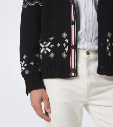 Thom Browne Fair Isle intarsia cashmere cardigan | Thumbnail 6 Thom Browne Fair Isle intarsia cashmere cardigan | Thumbnail 6