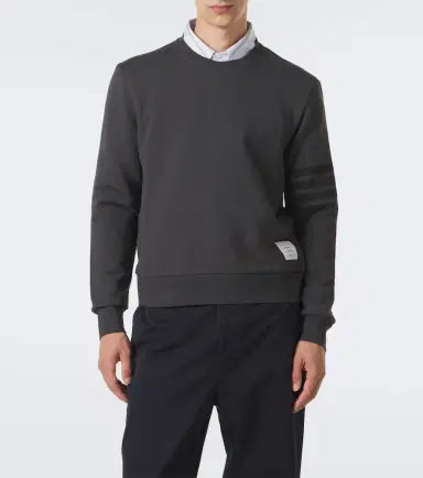 Thom Browne 4-Bar cotton jersey sweatshirt | Thumbnail 7 Thom Browne 4-Bar cotton jersey sweatshirt | Thumbnail 7