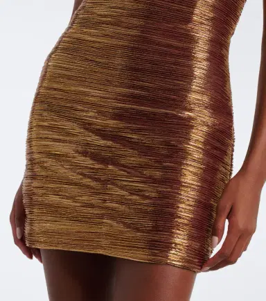 Retrofête Retrofête Mita lamé minidress | Thumbnail 2 Retrofête Retrofête Mita lamé minidress | Thumbnail 2