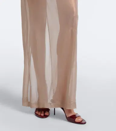 Nensi Dojaka Sheer tulle maxi dress | Thumbnail 2 Nensi Dojaka Sheer tulle maxi dress | Thumbnail 2