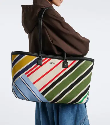 Loewe Verano Large embroidered canvas tote bag | Thumbnail 6 Loewe Verano Large embroidered canvas tote bag | Thumbnail 6