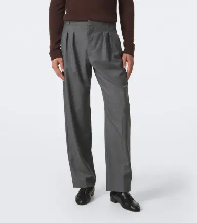 The Row Tavel virgin wool mouliné suit pants | Thumbnail 5 The Row Tavel virgin wool mouliné suit pants | Thumbnail 5