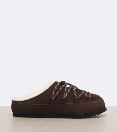 Prada Shearling-lined suede mules | Thumbnail 3 Prada Shearling-lined suede mules | Thumbnail 3