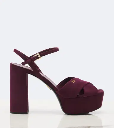 Prada Suede platform sandals | Thumbnail 3 Prada Suede platform sandals | Thumbnail 3