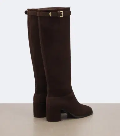 Prada Suede knee-high boots | Thumbnail 4 Prada Suede knee-high boots | Thumbnail 4