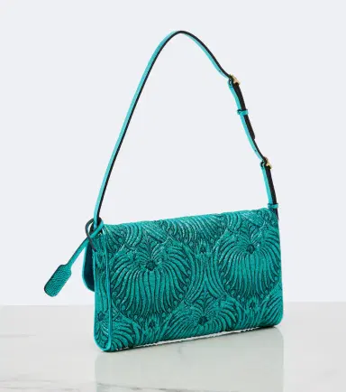Valentino Garavani DeVain Small cloqué jacquard shoulder bag | Thumbnail 3 Valentino Garavani DeVain Small cloqué jacquard shoulder bag | Thumbnail 3