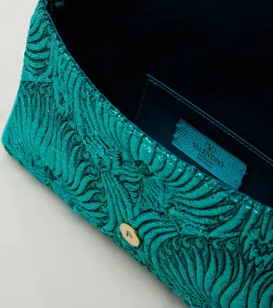Valentino Garavani DeVain Small cloqué jacquard shoulder bag | Thumbnail 4 Valentino Garavani DeVain Small cloqué jacquard shoulder bag | Thumbnail 4
