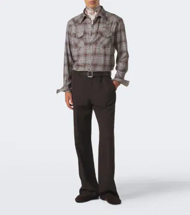 Acne Studios Herringbone straight pants | Thumbnail 4 Acne Studios Herringbone straight pants | Thumbnail 4