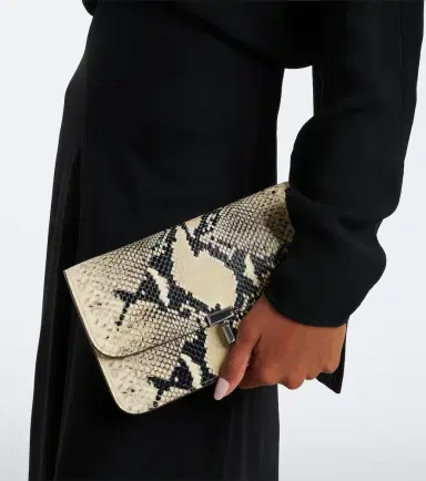 TOTEME T-Lock snake-effect leather crossbody bag | Thumbnail 4 TOTEME T-Lock snake-effect leather crossbody bag | Thumbnail 4