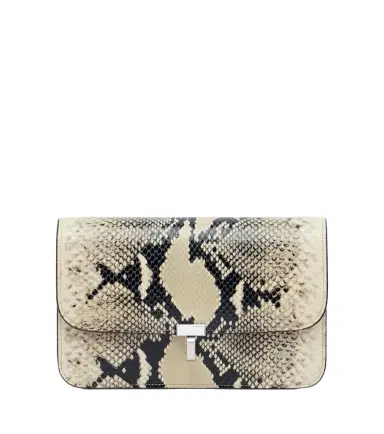 TOTEME T-Lock snake-effect leather crossbody bag | Thumbnail 1 TOTEME T-Lock snake-effect leather crossbody bag | Thumbnail 1