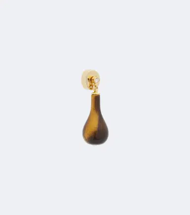 TOTEME Tiger's Eye Swarovski-embellished drop earrings | Thumbnail 3 TOTEME Tiger's Eye Swarovski-embellished drop earrings | Thumbnail 3