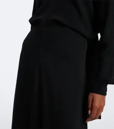 TOTEME Draped turtleneck cady midi dress | Thumbnail 4 TOTEME Draped turtleneck cady midi dress | Thumbnail 4