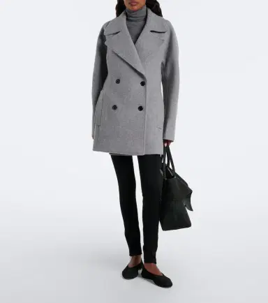 TOTEME Wool and cashmere-blend peacoat | Thumbnail 2 TOTEME Wool and cashmere-blend peacoat | Thumbnail 2