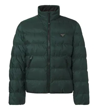 Prada Re-Nylon puffer jacket | Thumbnail 1 Prada Re-Nylon puffer jacket | Thumbnail 1