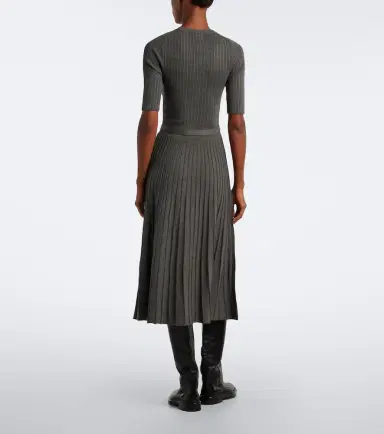 Veronica Beard Elthea belted ribbed-knit midi dress | Thumbnail 3 Veronica Beard Elthea belted ribbed-knit midi dress | Thumbnail 3