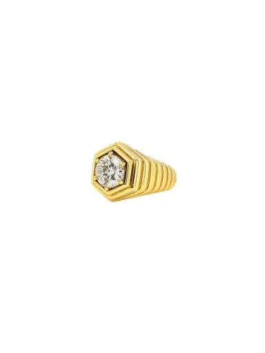 Wish Fine Jewelry 1.02ct Diamond 18K Gold Italy Ring | Thumbnail 2 Wish Fine Jewelry 1.02ct Diamond 18K Gold Italy Ring | Thumbnail 2